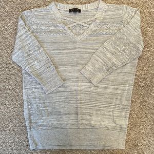 Women's Gray Knit Top